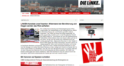 Desktop Screenshot of die-linke-passau.de